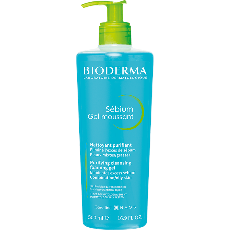 BIODERMA SEBIUM Gel moussant antybakteryjny żel oczyszczający 500ml