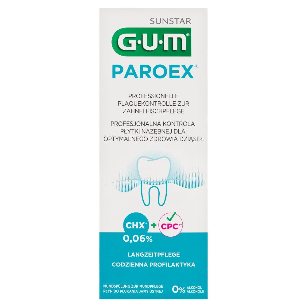 GUM Płukanka Sunstar Paroex 0,06% CHX 500ml