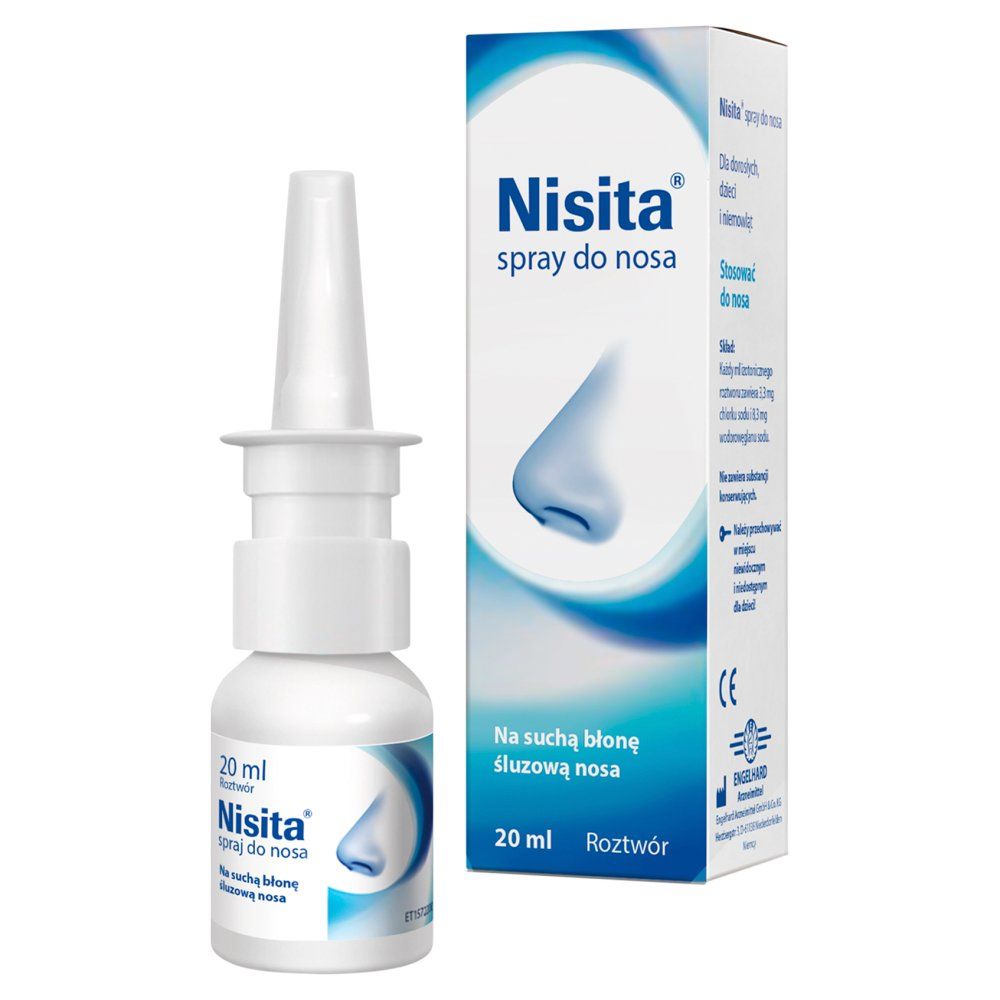 Nisita spray do nosa dla dzieci i dorosłych 20 ml