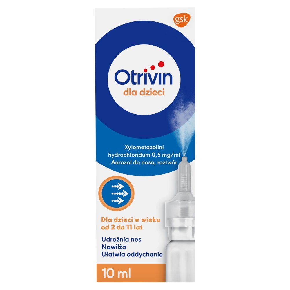 Otrivin 0.05% aerozol dla dzieci 10ml