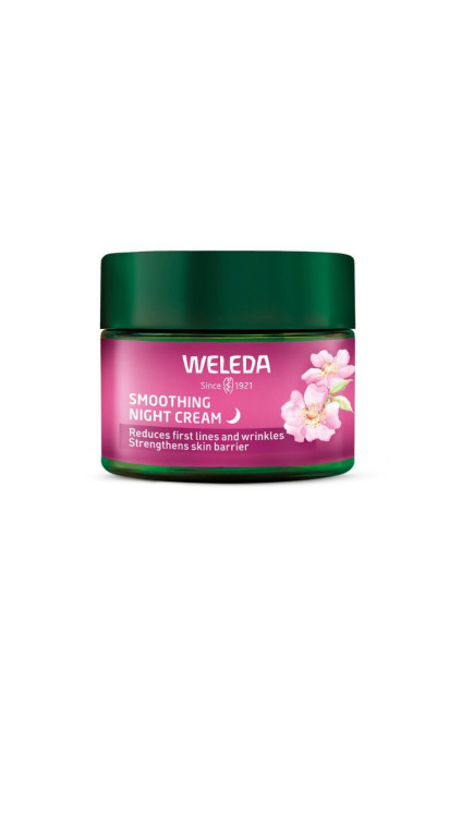 WELEDA Wygładzający krem na noc z dziką różą i białą herbatą 40 ml