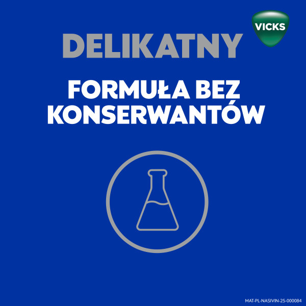 Aerozol do nosa Nasivin Vicks Classic na zatkany nos, katar, 10 ml