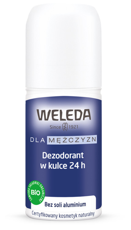 WELEDA Dezodorant dla mężczyzn roll-on MEN bez aluminium 50 ml