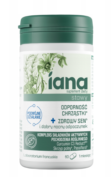 IANA Stawy Odporność Chrząstki + Zdrowy sen 60 tabletek