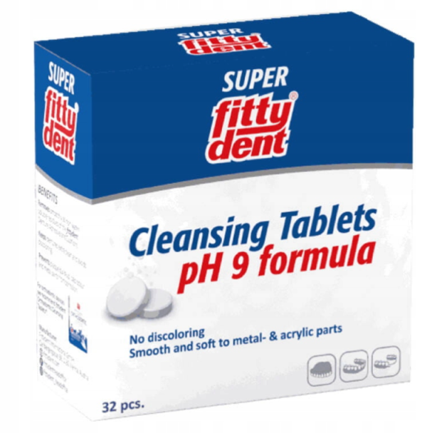 Fittydent Super Tabletki czyszczące do protez  32 sztuki