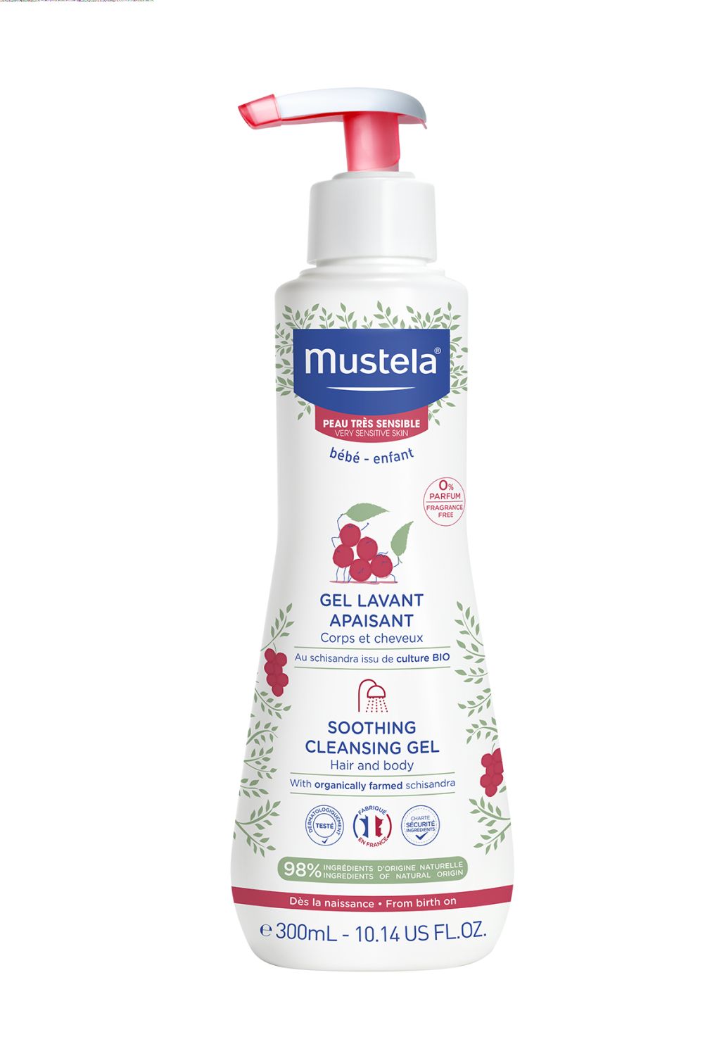 MUSTELA NATURALS Łagodzacy Żel  bez zapachu 300 ml
