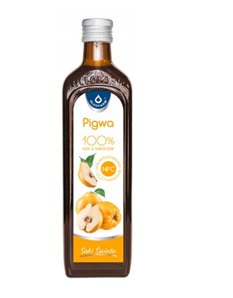 Oleofarm Sok z pigwy 100% sok z owoców pigwy  490 ml