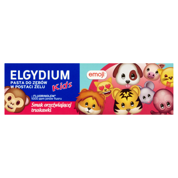 ELGYDIUM EMOJI Kids Pasta TRUSKAWKA 50 ml