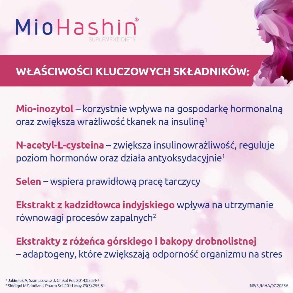 MioHashin na tarczycę  (30 kapsułek + 60 kapsułek)