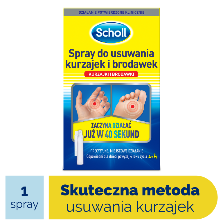 Scholl Spray na brodawki i kurzajki