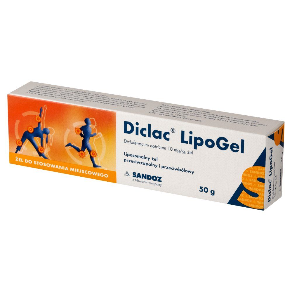 Diclac Lipogel żel 0,01 g/g 50 g (tuba)