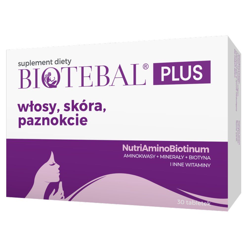 Biotebal PLUS włosy, skóra, paznokcie tabl