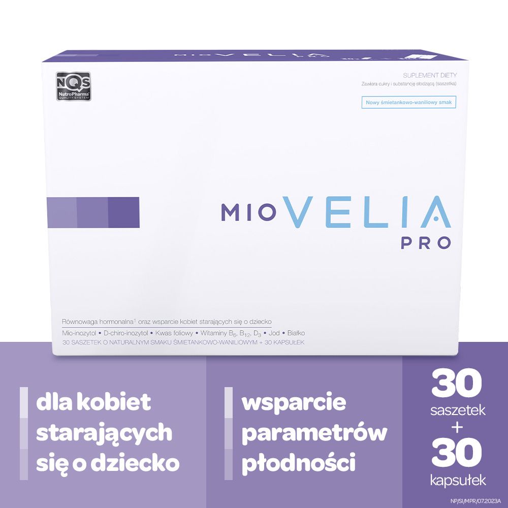 MIOVELIA PRO zestaw kuracja 30 saszetek + 30 kapsułek