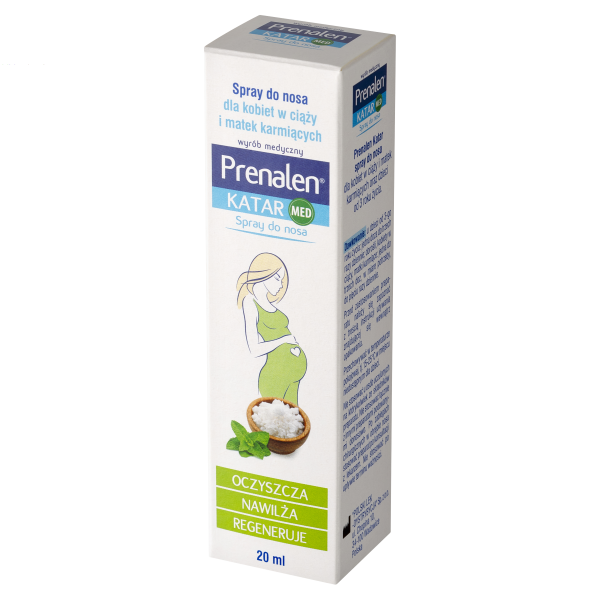 Prenalen Katar spray do nosa dla kobiet w ciąży i kobiet karmiących 20 ml