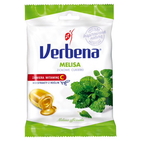 VERBENA Melisa cukierki ziołowe o smaku melisy z dodatkiem witaminy C.