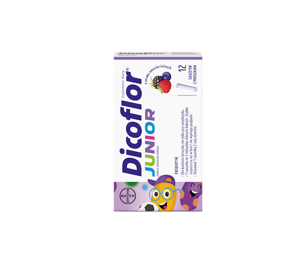 Dicoflor Junior proszek – 12 saszetek probiotyk dla dzieci