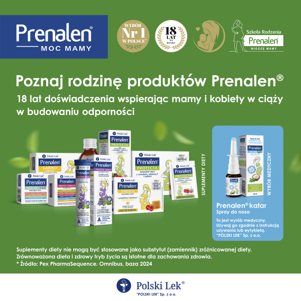 Prenalen Protecta, płyn z czosnkiem witaminą C i cynkiem 115 ml