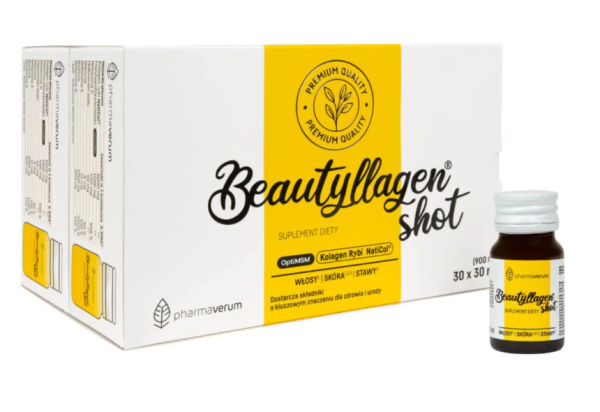 Beautyllagen Shot kolagen rybi MANGO POMARAŃCZA  30 x 30 ml