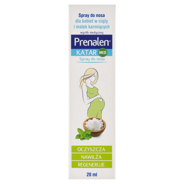 Prenalen Katar spray do nosa dla kobiet w ciąży i kobiet karmiących 20 ml