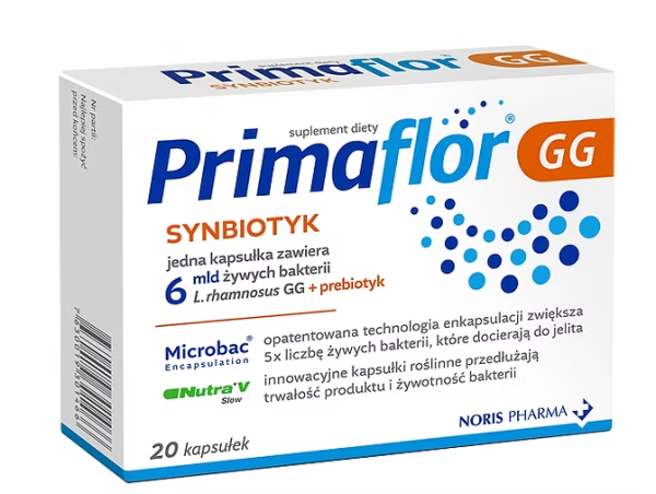 Primaflor GG synbiotyk prebiotyk 20 kapsułek