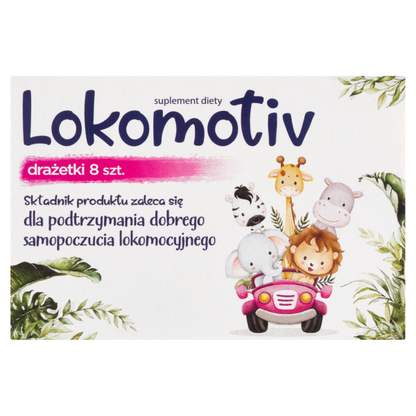 Lokomotiv x 8 drażetek