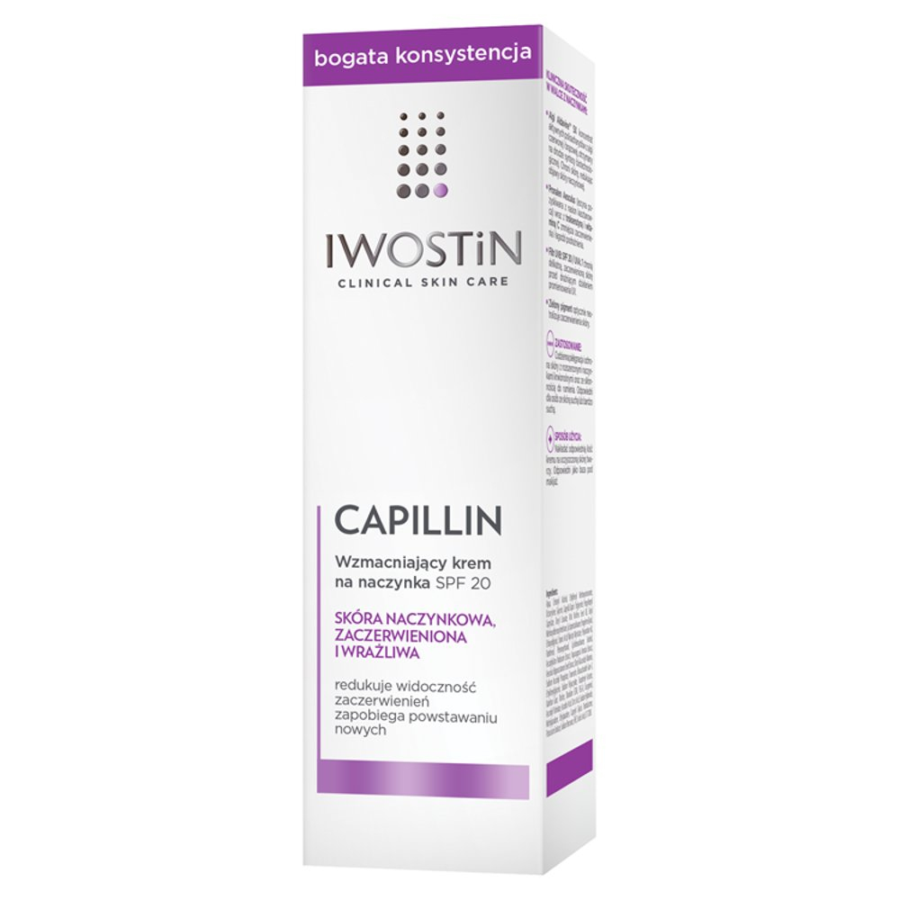 IWOSTIN CAPILLIN Krem n/naczynk.SPF20 bog.