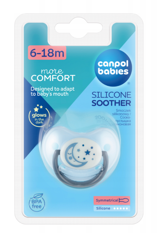 CANPOL Night Dream Smoczek uspakajający 6-18m 22/501 1 sztuka