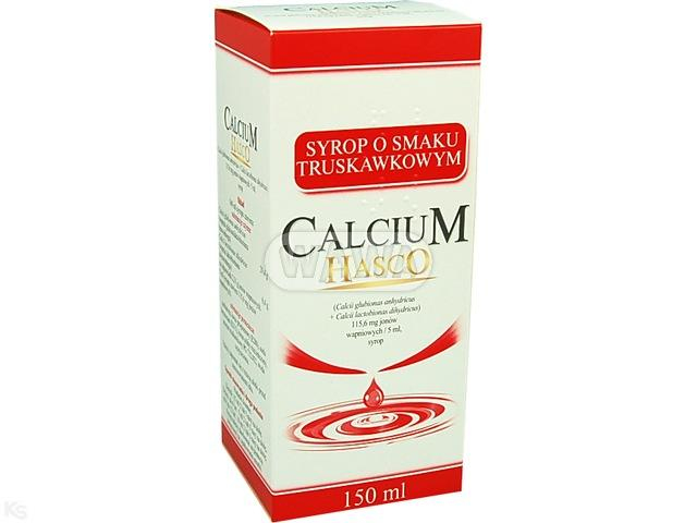 Calcium HASCO o sm.truskawk. syrop 150 ml