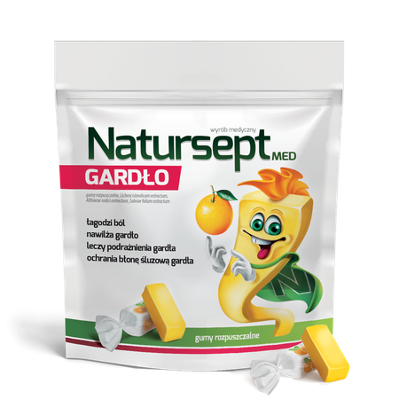 NATURSEPT MED GARDŁO Gumy rozpuszczalne 9s