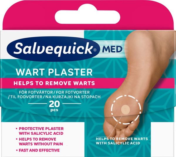 Plastry Salvequick Wart na kurzajki 20 sztuk