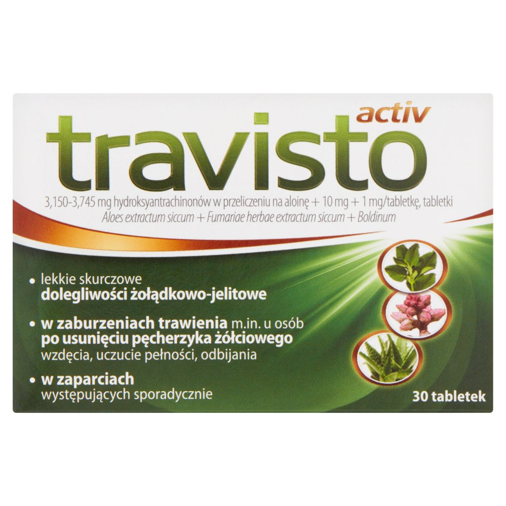 Travisto Activ (0,015g+0,01g+1mg) 30 tabl.
