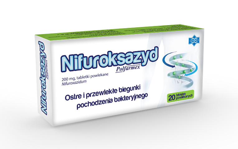 Nifuroksazyd Polfarmex 200mg x20tabl.