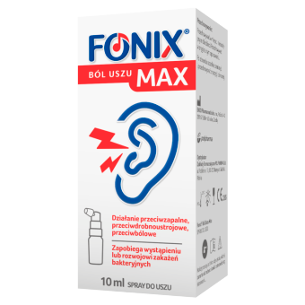 Fonix Ból Uszu Max spray do uszu 10 ml