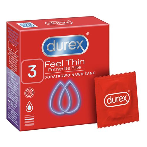 Prezerwat.DUREX ELITE 3 szt.