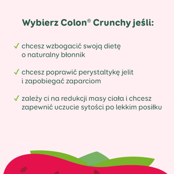Colon® Crunchy - błonnik z liofilizowaną truskawką 150g
