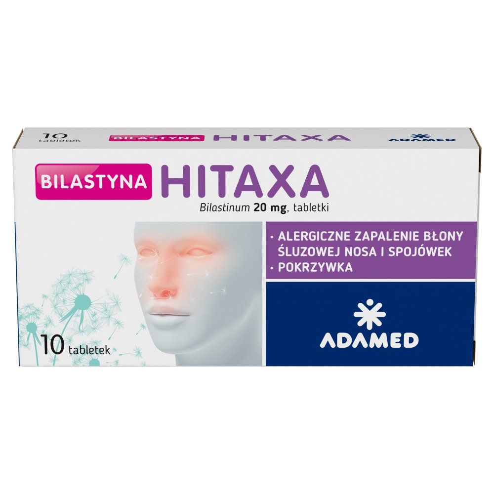 Bilastyna Hitaxa tabl. 20 mg 10 tabl.