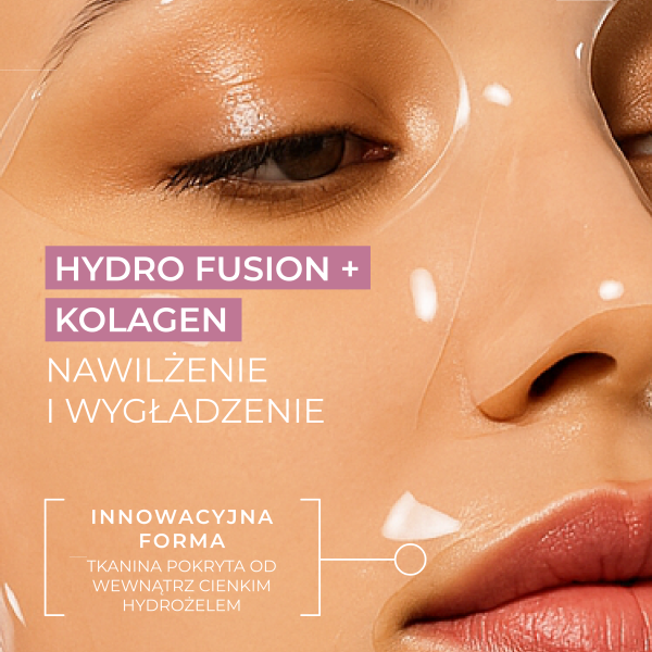 L'biotica PGA Hydro Fusion Hydrożelowa maska do twarzy z kolagenem 1 szt.