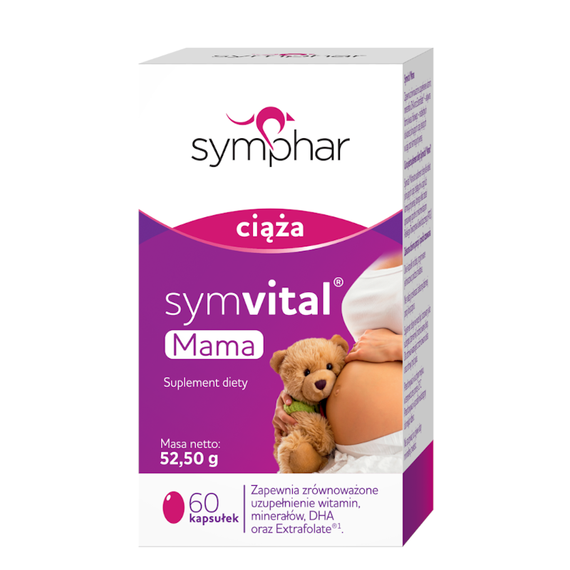Symvital Mama 60 kapsułek, witaminy i minerały