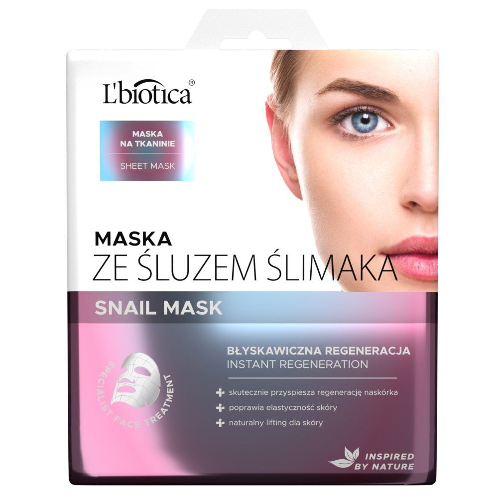 Lbiotica SNAIL MASK Maska ze śluzem ślima