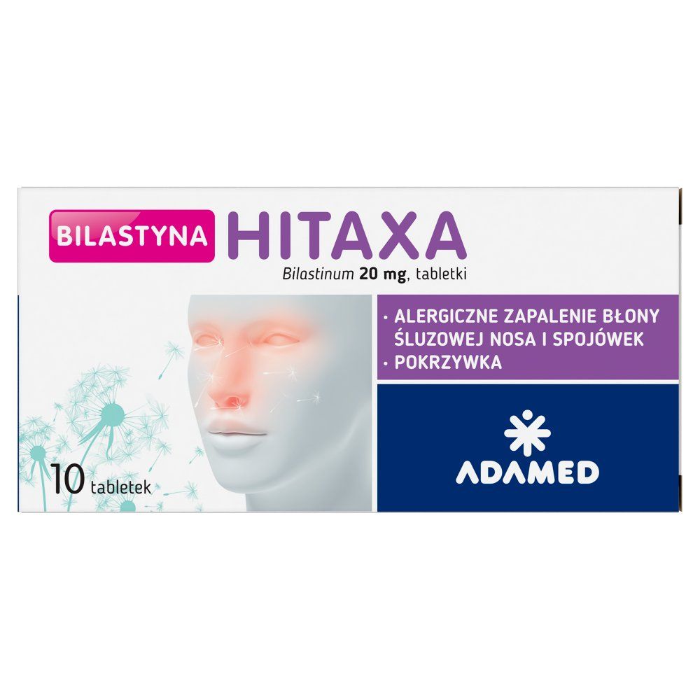 Bilastyna Hitaxa tabl. 20 mg 10 tabl.