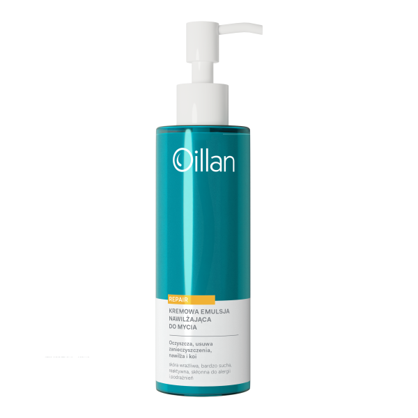 Oillan Repair Kremowa emulsja do mycia twarzy dla skóry wrażliwej i bardzo suchej 200 ml