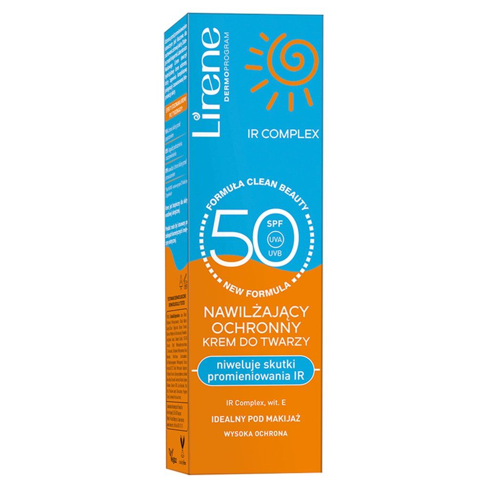 LIRENE SUN IR Complex Krem nawilżający SPF 50  40ml