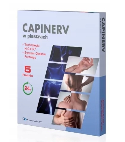 Capinerv w plastrach 5 sztuk