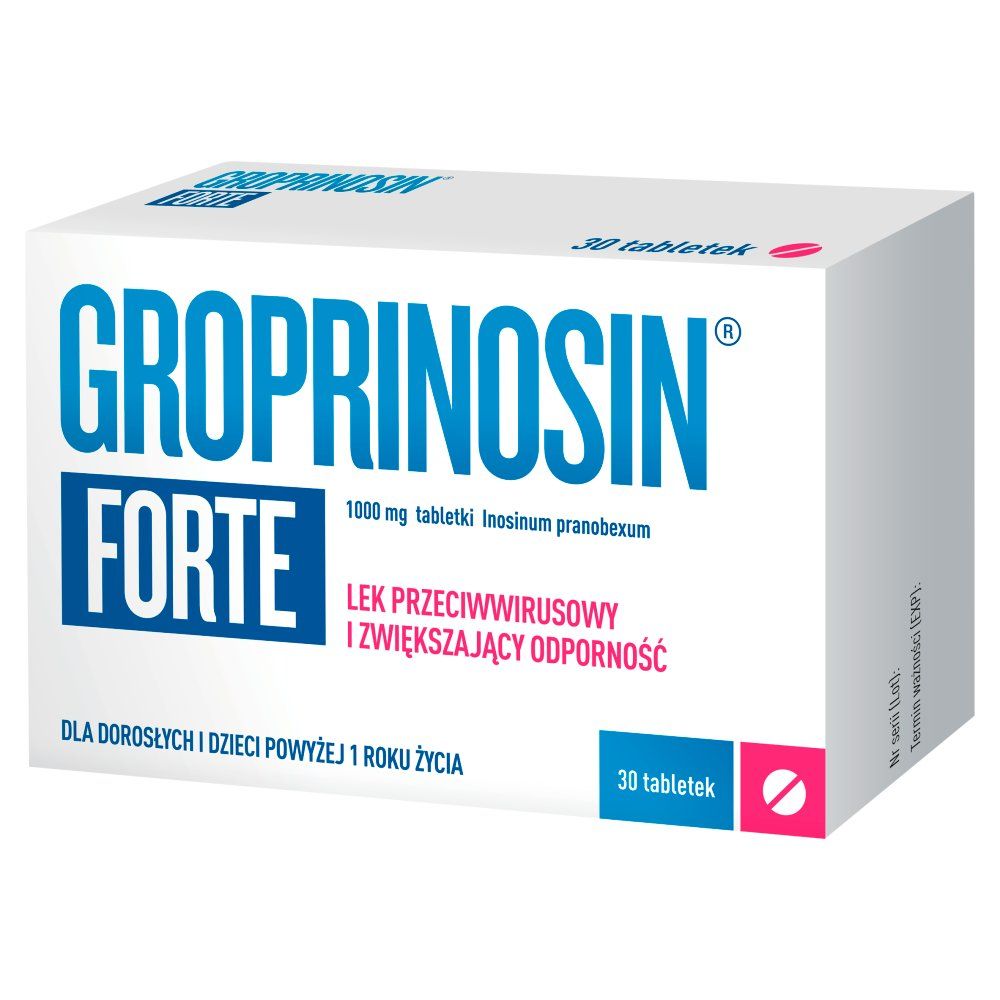 Groprinosin Forte tabl. 1 g 30 tabl.
