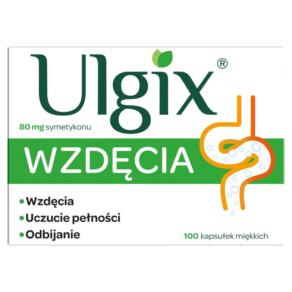 Ulgix Wzdęcia x 100 kaps.