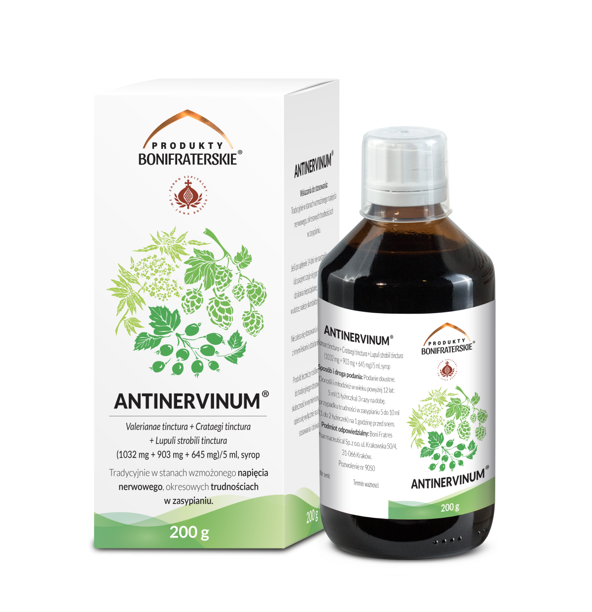 Antinervinum syrop na napięcie nerwowe  200 g