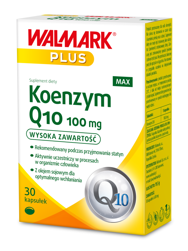 Koenzym Q10 100mg MAX x 30kaps.