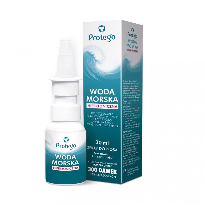PROTEGO Woda Morska Hipertoniczna w sprayu 30ml