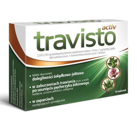 Travisto Activ (0,015g+0,01g+1mg) 30 tabl.