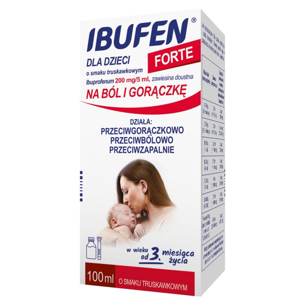 Ibufen d/dzieci Forte sm.truskawka 100ml